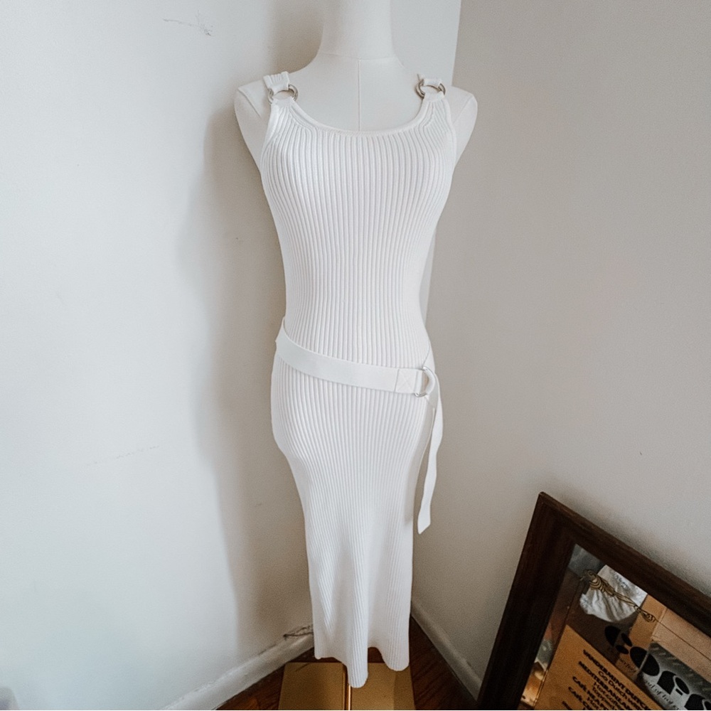 MICHAEL Michael Kors Sculpt Knit Body Con Ribbed Dress